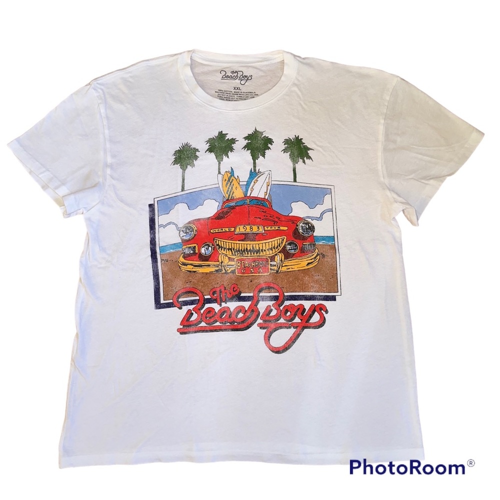 Men's The Beach Boys 1983 World Tour Shirt Size XXL